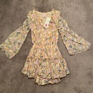 Buddy Love XSmall pink and gold dress. Never worn with tag.